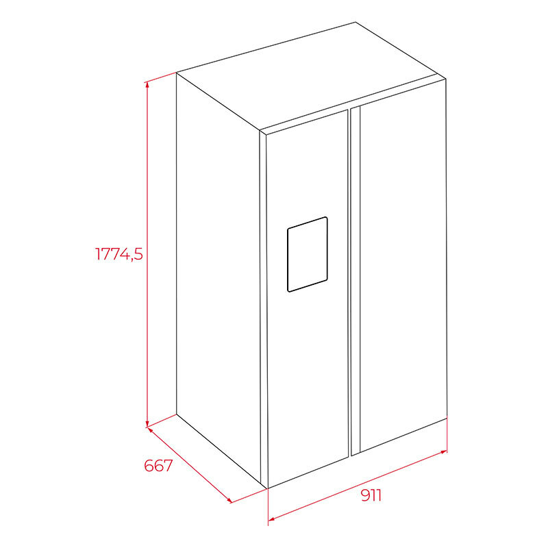 Frigorífico Americano Teka RLF74960SSEU Inox (1)