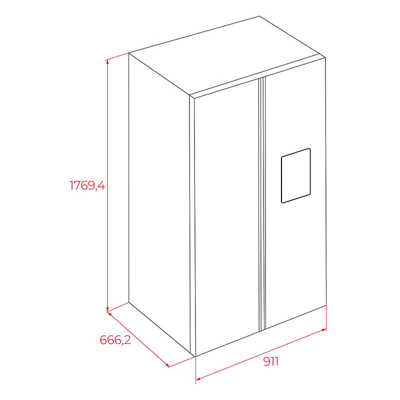 Frigorífico Americano Teka RLF74930WH Blanco (1)