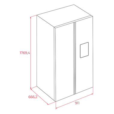 Frigorífico Americano Teka RLF74930WH Blanco (1)