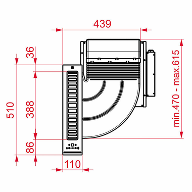 Campana modular Teka FIH16760TOS BK Negro (1)