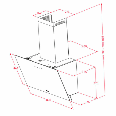 Campana decorativa Teka DVN97050TTC BK Negra (1)