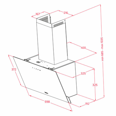 Campana decorativa Teka DVN67050TTC BK Negra (1)