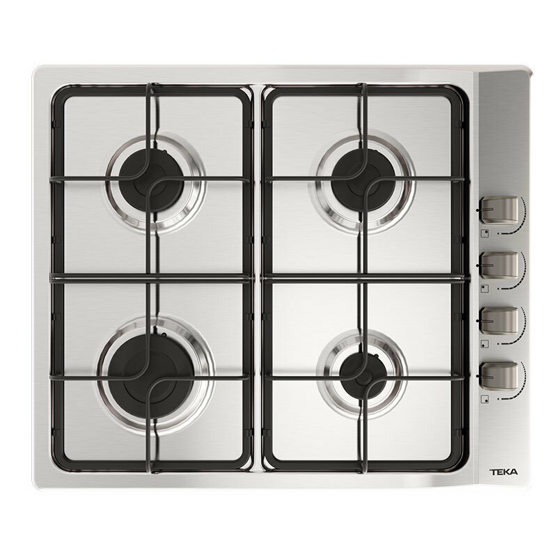 Placa gas acero Teka E60.3 40 60 cm (3)