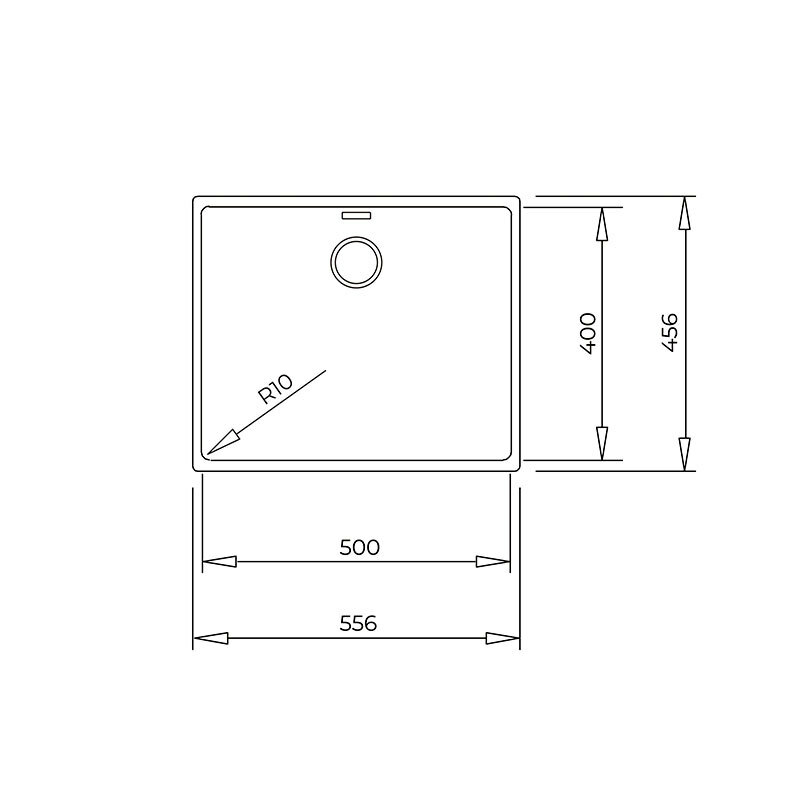 Fregadero Teka Tegranite RADEA R10 50.40 M-TG Blanco (1)