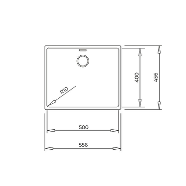 Fregadero Teka Tegranite RADEA R10 50.40 M-TG Blanco (1)