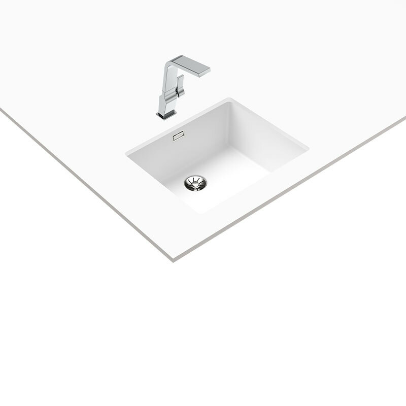 Fregadero Teka Tegranite RADEA R10 50.40 M-TG Blanco (5)