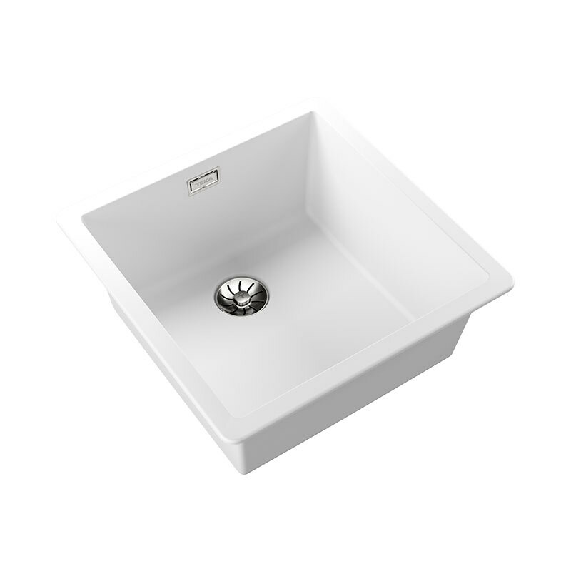 Fregadero Teka Tegranite RADEA R10 40.40 M-TG Blanco (2)