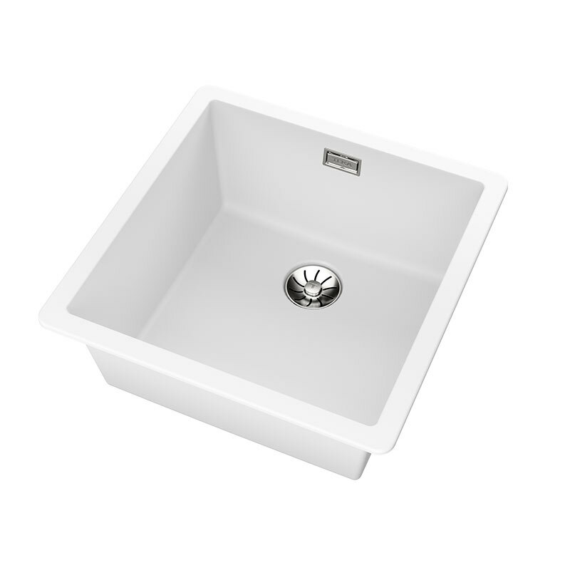 Fregadero Teka Tegranite RADEA R10 40.40 M-TG Blanco (3)