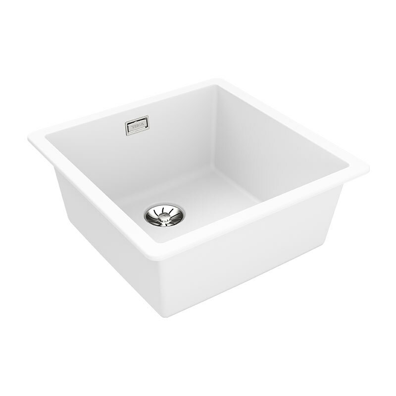 Fregadero Teka Tegranite RADEA R10 40.40 M-TG Blanco (4)