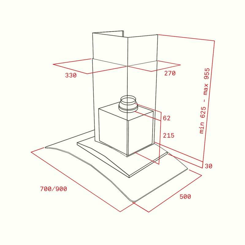 Campana decorativa Teka NC 785 Inox (1)