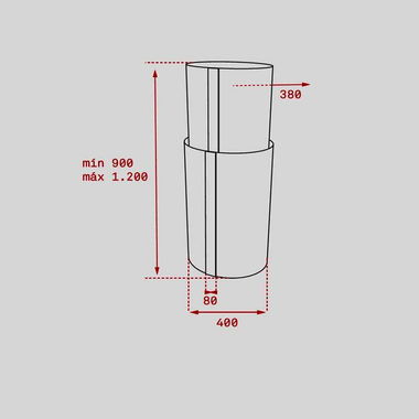 Campana de Isla Teka CC485 Inox (1)