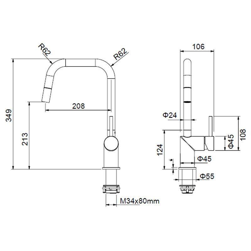 Grifo Poalgi GCE039/NQ Niquel Cepillado (1)