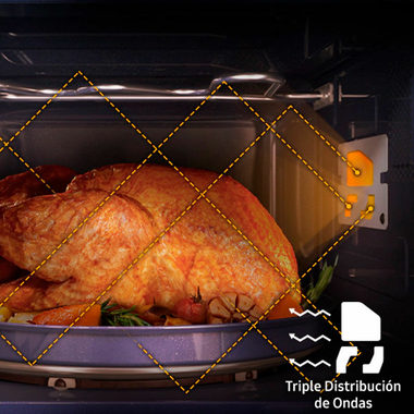 Microondas Samsung MG23A7013CT/EC Inox (8)