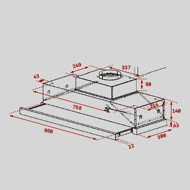 Campana extraible Teka CNL 9610 Inox (1)