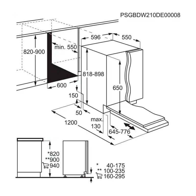 Lavavajillas integrable AEG FSB32610Z 60 cm (1)