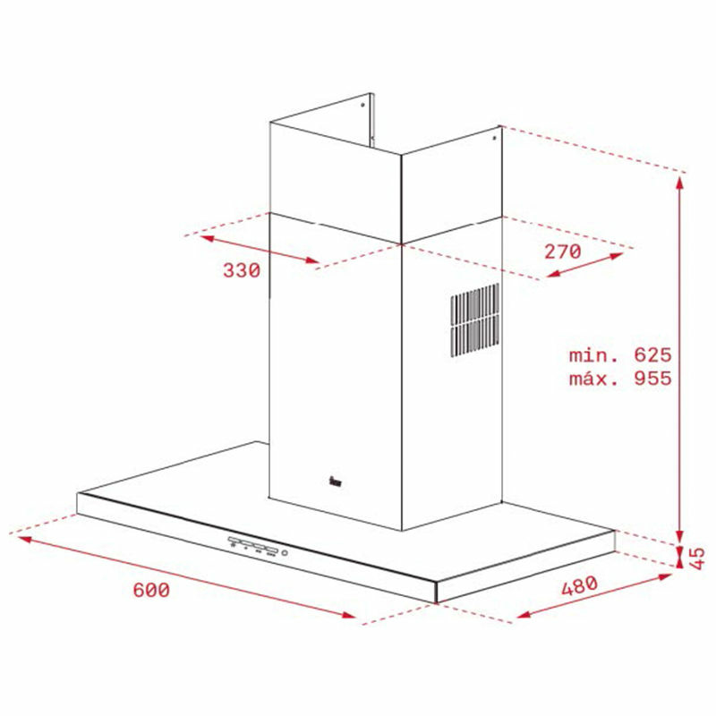 Campana decorativa Teka DSJ 650 Inox (1)