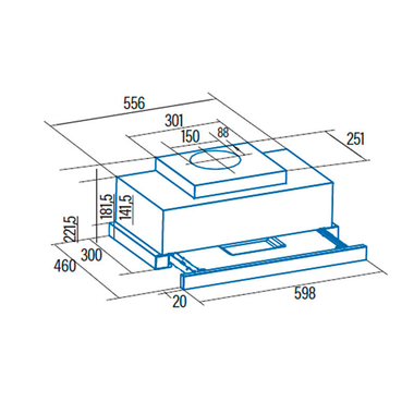 Campana Cata TFH 6830 GWH Blanco (1)