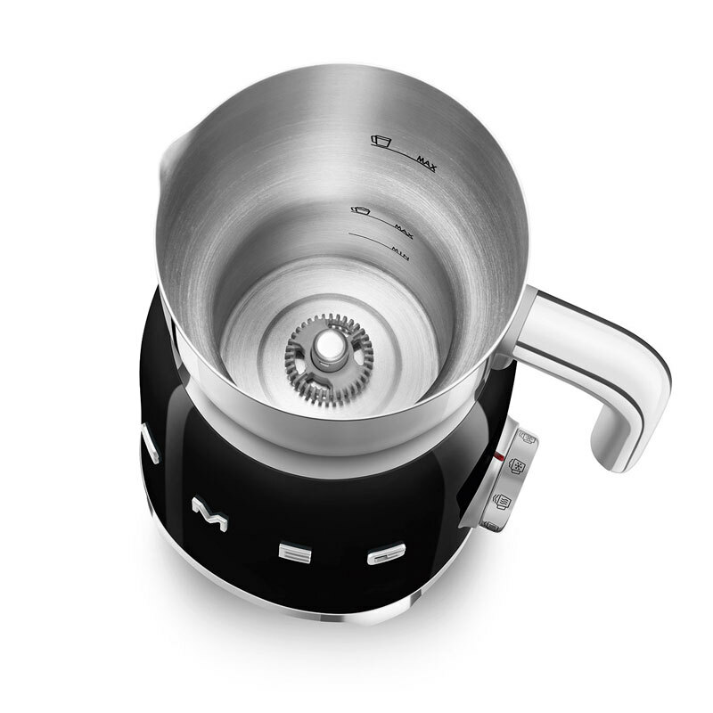 Espumador de leche Smeg MFF11BLEU Negro (4)