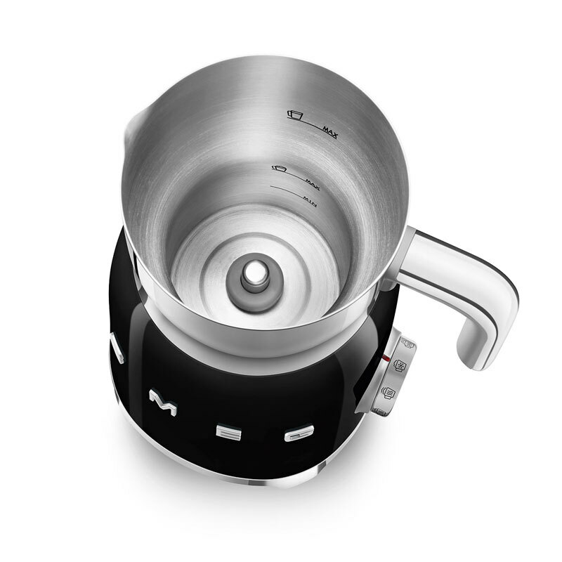 Espumador de leche Smeg MFF11BLEU Negro (5)