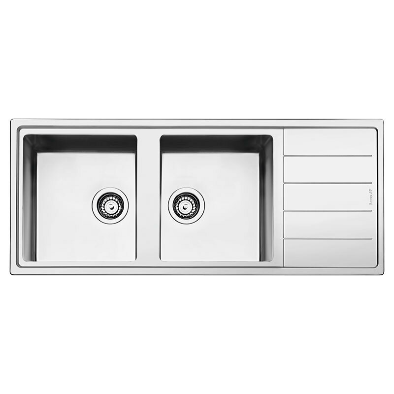 Fregadero Smeg LDR116-2 Inox