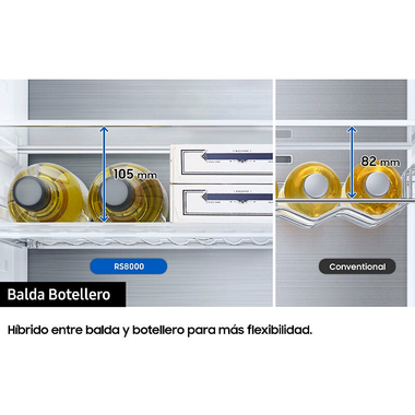 Frigorífico Americano Samsung RS68CG885DB1EF Grafito (9)