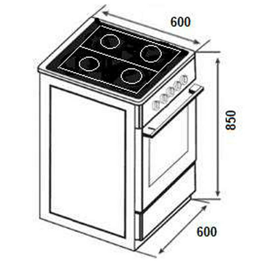 Cocina Fagor 3CLG610BX 60 cm (1)