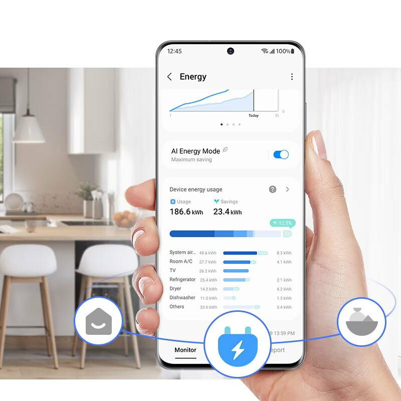 Frigorífico Combi Samsung RB38C603DSA/EF Inox (3)