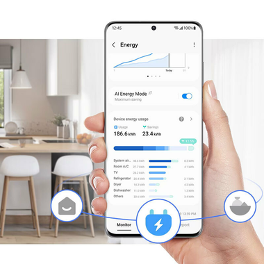 Frigorífico Combi Samsung RB34C600DWW/EF Blanco (3)