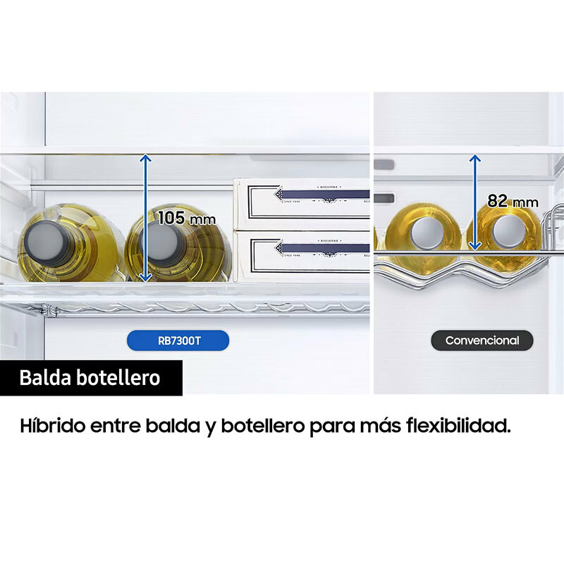 Frigorífico Combi Samsung RB34C632DSA/EF Inox (4)