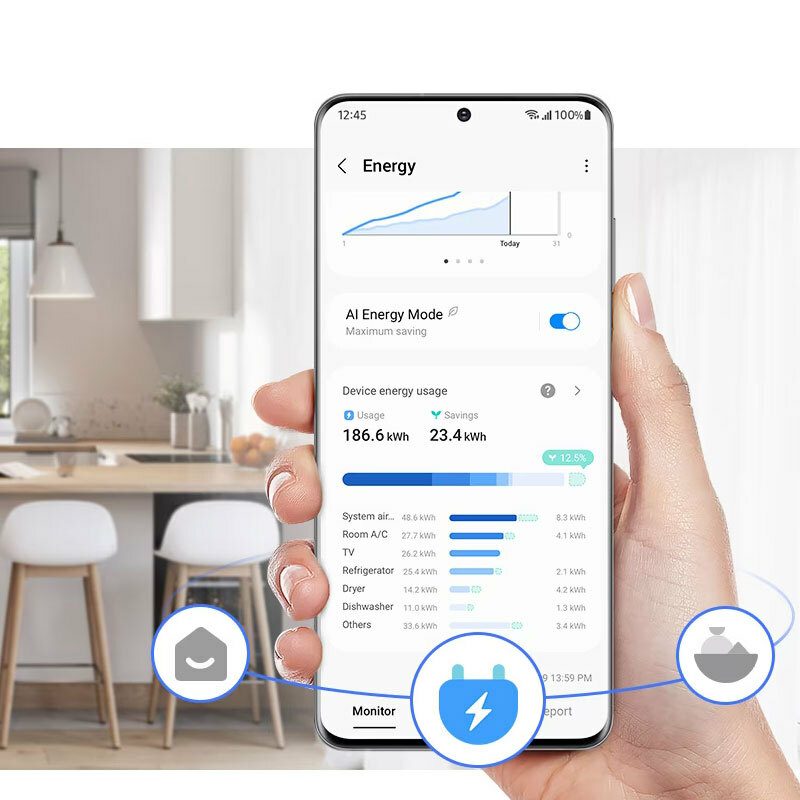 Frigorífico Combi Samsung RB34C632DSA/EF Inox (5)