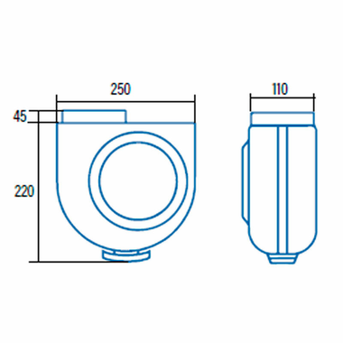 Extractor de cocina integrable Cata GS400M Blanco (1)