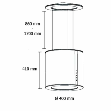 Campana de Isla Cata Isla Moon Inox (1)