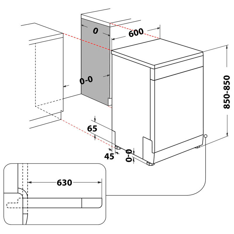 Lavavajillas Whirpool W7F HS41 60cm (1)
