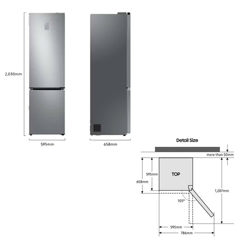 Frigorífico Combi Samsung RB38C607AS9/EF (1)