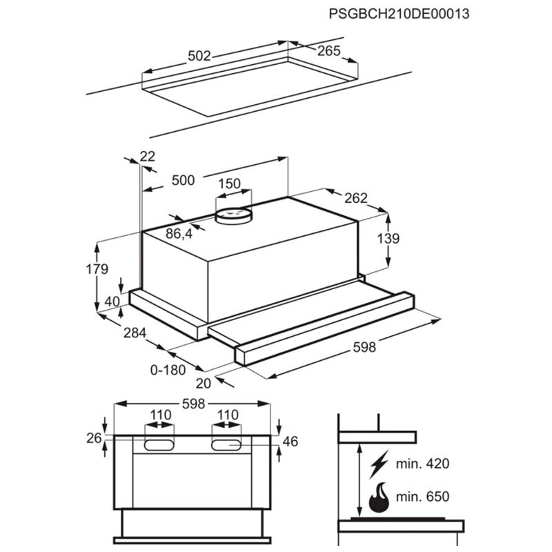 Campana AEG DPB3632S (1)