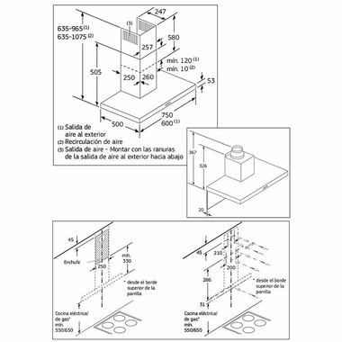 Campana decorativa Balay 3BC066MX Inox (1)