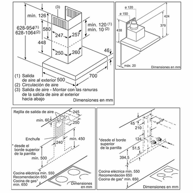 Campana decorativa Balay 3BC978HX Inox (1)