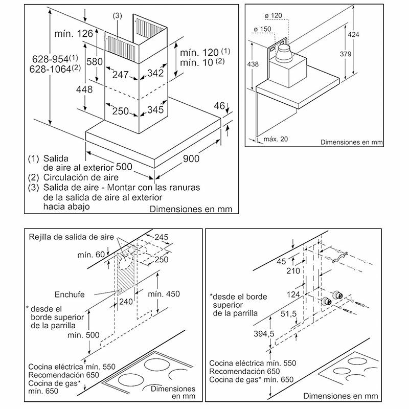Campana decorativa Balay 3BC997GX Inox (1)