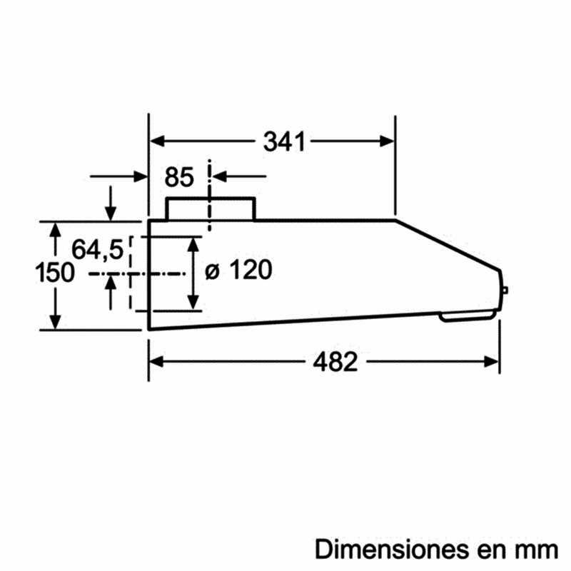 Campana convencional Bosch DUL63CC55 Inox (2)