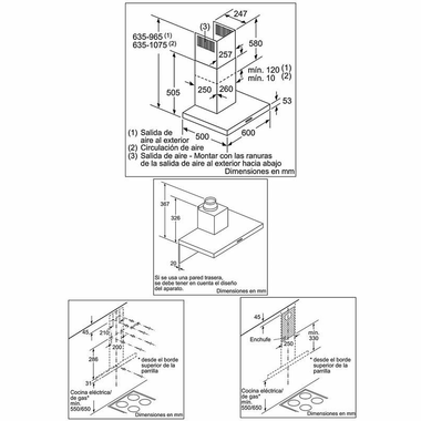 Campana decorativa Bosch DWB67IM50 Inox (1)