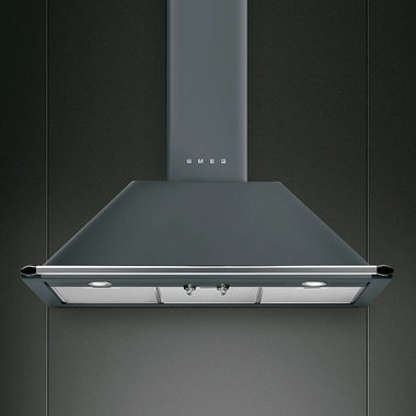 Campana decorativa Smeg KT90GRE Gris (2)