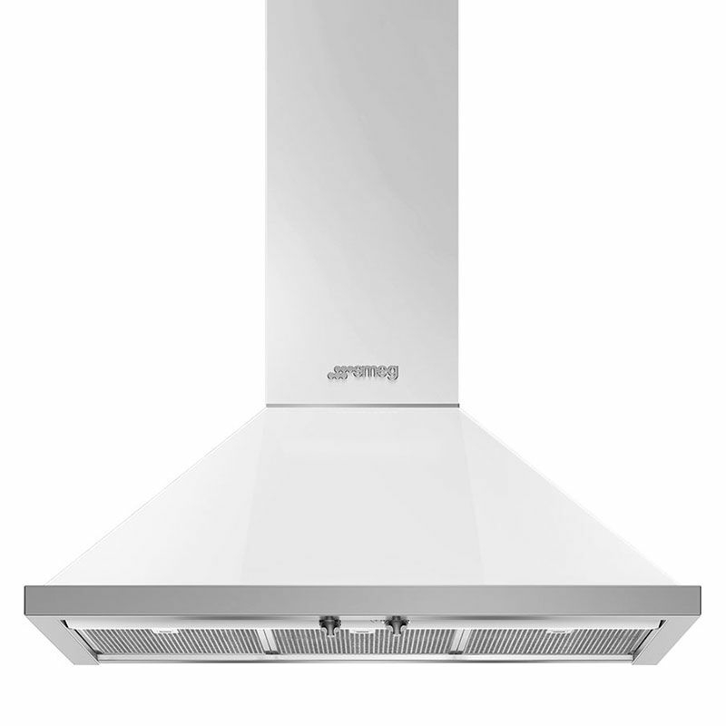 Campana decorativa Smeg KPF9WH Blanco