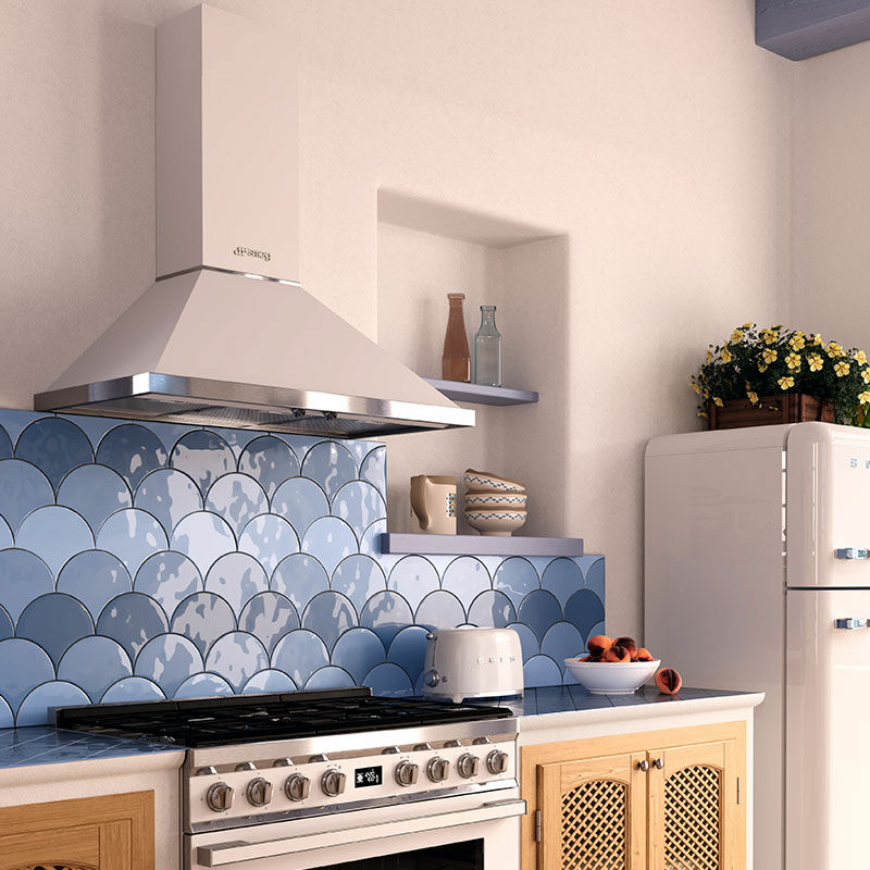 Campana decorativa Smeg KPF9WH Blanco (3)
