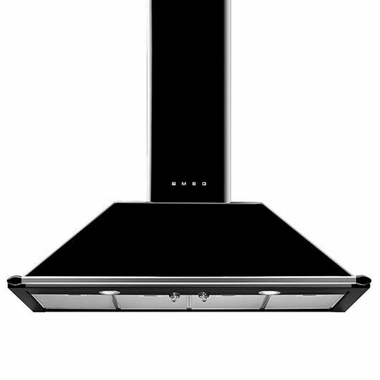 Campana decorativa Smeg KT110BLE Negra