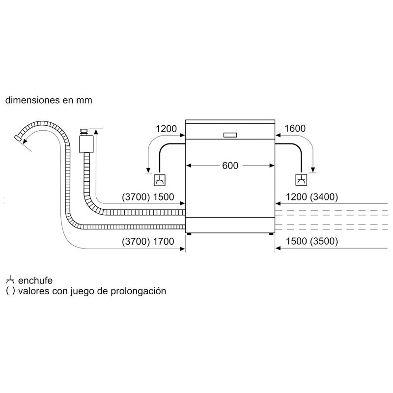 Lavavajillas Siemens SN23HI02ME 60 cm (1)