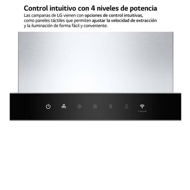 Campana decorativa LG HCEZ2426S Inox (6)