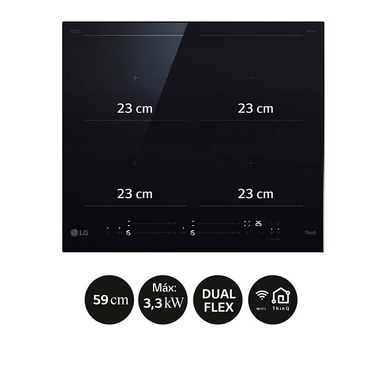 Placa Inducción LG CBIZ2437B 59 cm (4)