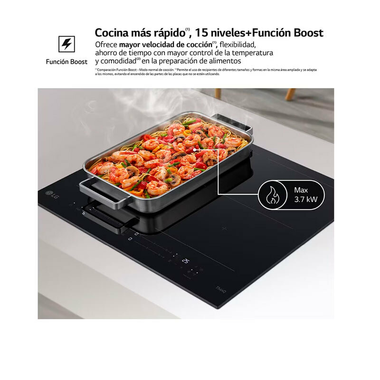 Placa Inducción LG CBIZ2437B 52 cm (5)