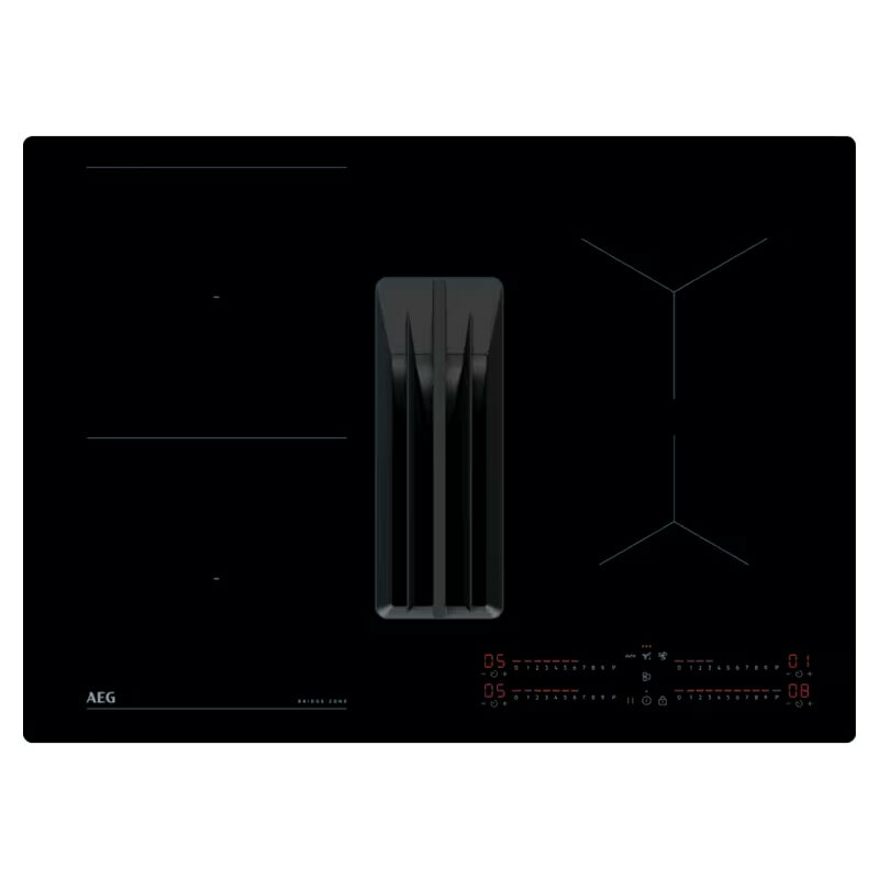Placa de Inducción con extractor integrado AEG TCH74B01FB 71 cm