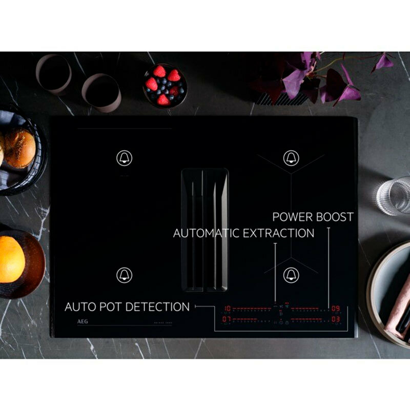 Placa de Inducción con extractor integrado AEG TCH74B01FB 71 cm (3)